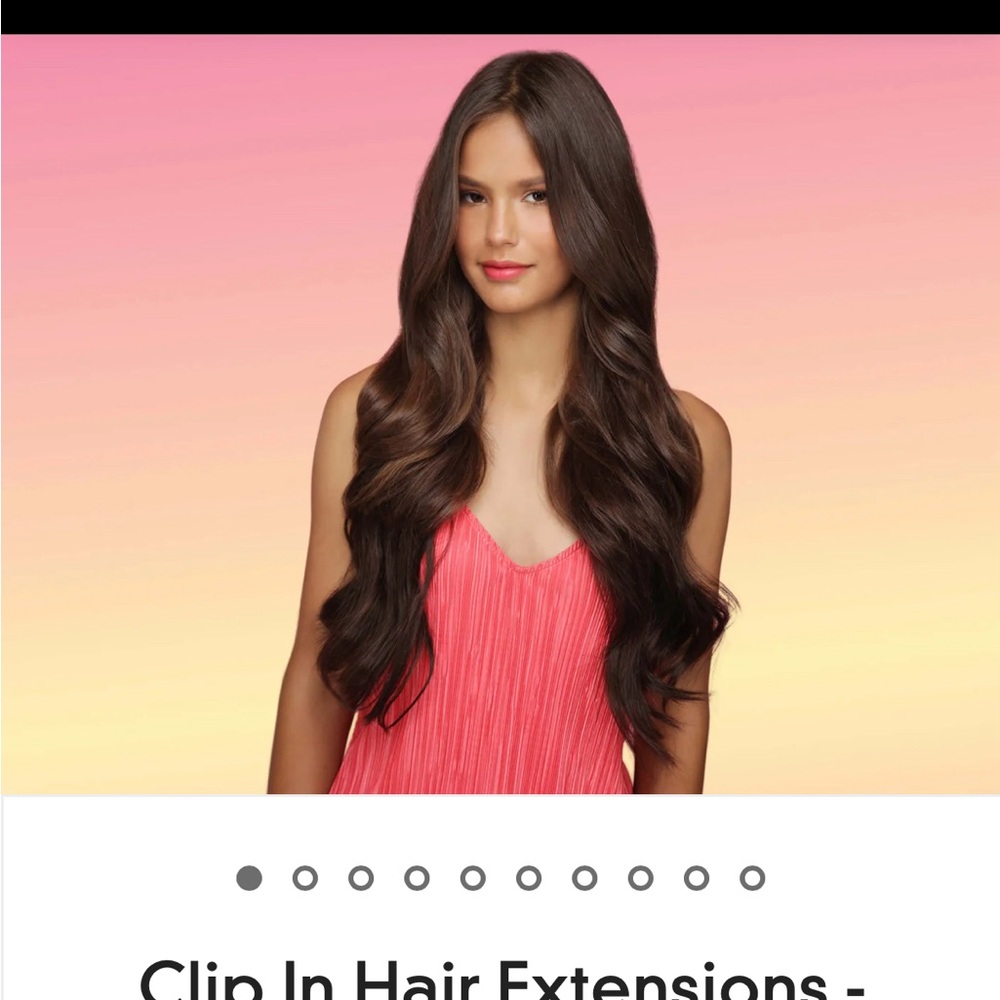 Clip In Hair Extensions - NWT - Picture 9 of 10